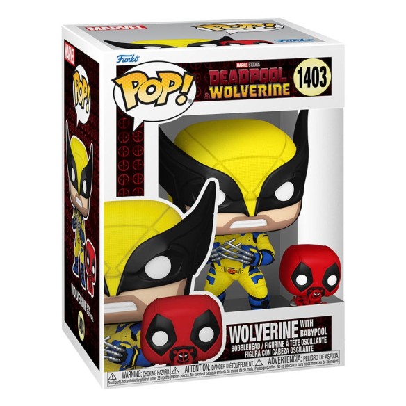FUNKO POP Wolverine and Babypool - 9 cm