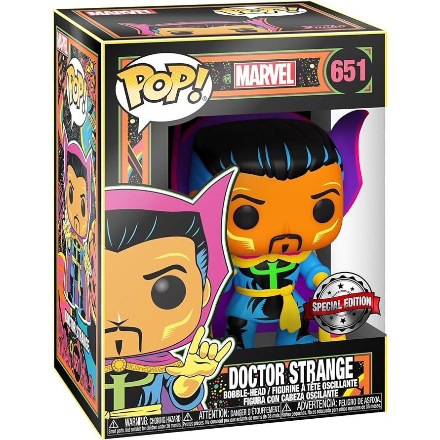 Marvel POP! Marvel Black Light Vinyl Figure Dr. Strange 9 cm