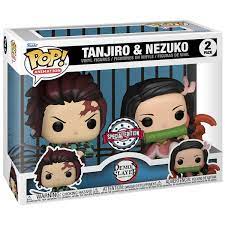 Demon Slayer POP! Movies Vinyl Figures Tanjiro e Nezuko 9 cm